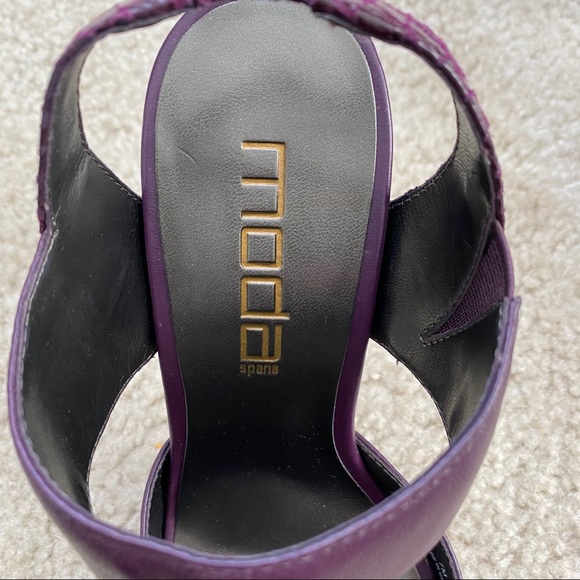 NWT Moda Open-Toed Pumps - Picture 3 of 7